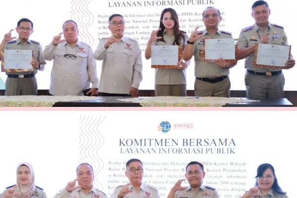 Kantor Pertanahan se-Provinsi Banten, Komitmen Bersama Dorong KIP Kantor Img 20250811 wa0068