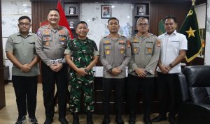 Danrem 052/Wkr Sambut Kunjungan Kapolres Metro Tangerang Kota