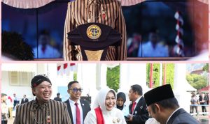 Menteri Nusron dan Wamen Ossy Ikuti Seluruh Rangkaian Upacara Peringatan Hari Kemerdekaan ke-80 RI
