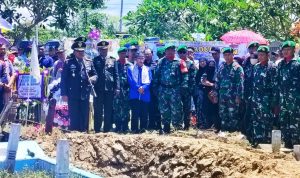 Suasana Haru Warnai Pemakaman, Dandim 1701/Jayapura Pimpin Penghormatan Terakhir Kapten Inf Nasrudin