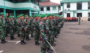 Dandim 0506/Tgr Pimpin Upacara, Sukseskan HUT TNI, Antipasi Ancaman Medsos