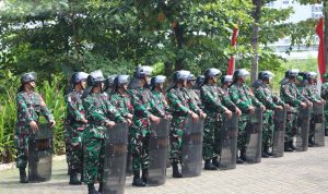 Hadapi Konflik Sosial di Tangerang, Korem 052/Wijayakrama Gelar Apel Kesiapsiagaan