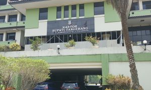 Jelang Unjuk Rasa di Depan Gedung DPRD dan Kantor Bupati Kabupaten Tangerang Aktivitas Masih Berjalan Seperti Biasa 