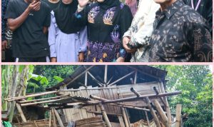 Wabup Intan Tinjau RTLH di Desa Patrasana Kecamatan Kresek