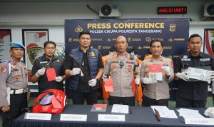 Polsek Cikupa Ungkap Kasus Curat Empat Pelaku dan Dua Motor Hasil Kejahatan di Amankan