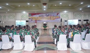 Danrem 052/Wkr Buka Latihan Posko I dan Latihan Lapangan Kodim 0510/Tigaraksa