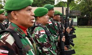 Pupuk Jiwa Nasionalisme Prajurit, Kodim Merauke Gelar Upacara Bendera