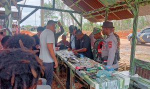 Sweeping Gabungan TNI Amankan 415 Gram Ganja di Perbatasan Papua–PNG
