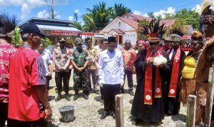 Kodim 1701/Jayapura Dukung Festival Seni Budaya dan Persembahan Hasil Bumi ke-II GKI Keerom Tahun 2025