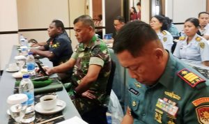 Perkuat Sinergi Lintas Sektor, Kodim 1701/Jayapura Dukung TIMPORA Dalam Pengawasan Orang Asing