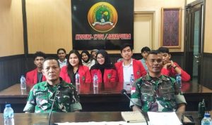 Kasdim 1701/Jayapura Ajak Mahasiswa Yapis Papua Bersatu Menangkal Radikalisme dan Separatisme