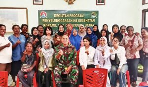 Sinergi Koramil, Puskesmas Jayapura Utara dan BKKBN Tekan Angka Stunting Lewat Penyuluhan