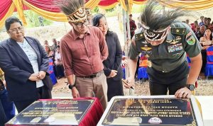 Hadiri Peresmian Gereja GSJA Solideo, Kodim 1701/Jayapura Teguhkan Komitmen Perkuat Kerukunan di Keerom