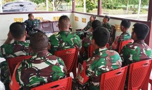 Perkuat Fasilitas Satuan, Dandim 1701/Jayapura Cek Langsung Rencana Perbaikan Kantor Koramil Skanto