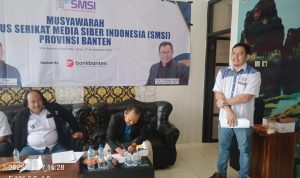 SMSI Kota Tangerang Ucapkan Selamat Kepada Lesman Bangun Yang Kembali Pimpin SMSI Banten
