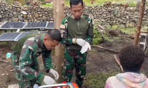 Pengobatan Merah Putih Di Ujung Timur oleh TNI AD