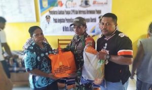 Ratusan Paket Sembako Tiba di Skouw Yambe, Koramil Muara Tami Pastikan Tepat Sasaran