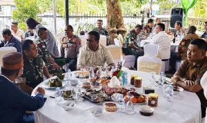 Dandim 1701/Jayapura Safari Natal Kunjungi Kapolresta Jayapura Kota