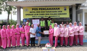 Bhayangkari Kebumen Beri Tali Asih Personel Operasi Lilin Candi 2025