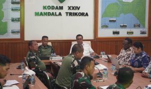 Pangdam XXIV/MT dan Bupati Merauke Menandatangani Perjanjian Kerja Sama Cetak Sawah 2025: Dorong Ketahanan Pangan Nasional