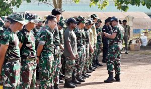 Aksi Bersih Pasar Wamanggu Merauke Sambut Hari Juang TNI AD ke-80