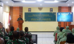 Penyuluhan HIV-AIDS Dalam Rangka HUT KOWAD ke-64, Dandim Jayapura: Jangan Beri Stigma Negatif pada ODHA