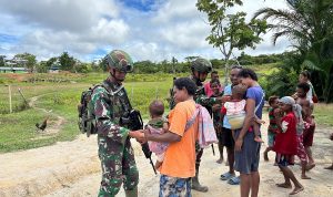 Anjangsana Pererat Hubungan Masyarakat dan TNI Dalam Menyambut Damai Natal