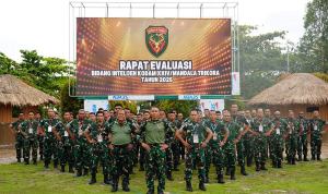 Rapat Evaluasi Intelijen TA 2025, Pangdam XXIV/Mandala Trikora Tekankan Profesionalisme dan Deteksi Dini