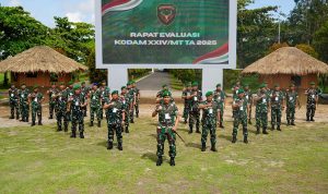 Pangdam XXIV/Mandala Trikora Tekankan Akuntabilitas dan Profesionalisme dalam Evaluasi Program Kerja dan Anggaran TA 2025