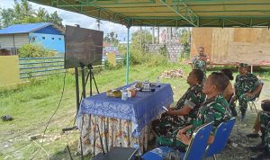 Dandim 1701/Jayapura Paparkan Progres Pembangunan KDKMP kepada Aster Panglima TNI