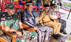 Perkuat Sinergitas Danramil Arso Ikuti Apel Gabungan di Keerom