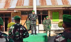 Upacara Bendera, Dandim 1701/Jayapura: Prajurit Jauhi Pelanggaran dan Introspeksi Diri
