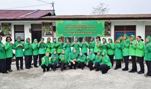Ketua Persit Kodim Jayapura Sambangi Arso, Gelar Senam Bersama Anggota