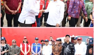 Bupati Tangerang Hadiri Pengecekan Logistik Pengiriman Bantuan PMI Untuk Korban Banjir Sumatera