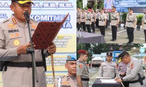 Polresta Tangerang Gelar Sertijab Kabag, Kasat, dan Kapolsek, Ini Daftarnya