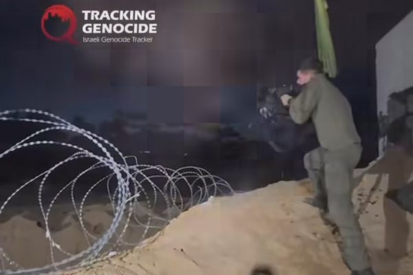 Israeli soldier shot at tent palestinian