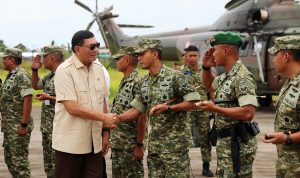 Menhan RI Kunjungi Merauke, Tinjau Satuan dan Beri Pengarahan Prajurit TNI