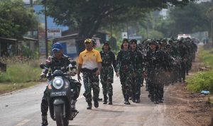 Kodam XXIV/Mandala Trikora Laksanakan Minggu Militer Melalui Kegiatan Hanmars 5 Km