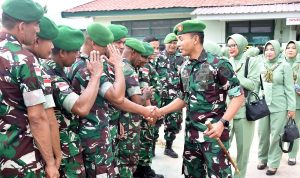 Dandim 1707/Merauke Kunjungi Koramil Kota, Tekankan Soliditas, Profesionalisme dan Ketahanan Keluarga