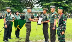Dandim 1707/Merauke Terima Penghargaan Dari Pangdam XXIV/Mandala Trikora