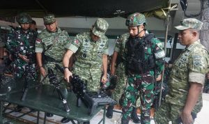 Pangdam XXIV/Mandala Trikora Pastikan Kesiapan Operasi Satgas Pamtas RI-PNG Mobile Yonif 757/GV