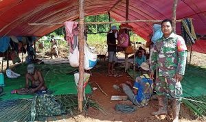 Babinsa Pos Ramil Animha Jalin Keakraban Dengan Warga Kampung Senegi Lewat Komsos