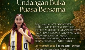 DPD FERADI WPI JAKARTA MENGADAKAN BUKA PUASA BERSAMA SABTU 21 FEB 2026