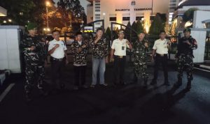 Patroli Malam Babinsa Dan Linmas Jaga Keamanan di Wilayah