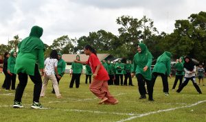 Semarak dan Penuh Kebersamaan, Persit KCK Kodim 1707/Merauke Gelar Lomba Sambut HUT ke-80