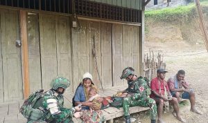 Pelayanan Kesehatan Gratis TNI di Kampung Okyop Mendapat Apresiasi Warga