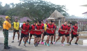 Jaga Kebugaran dan Profesionalisme, Seluruh Perwira Yonif TP 809/NTM Ikuti Pendataan Awal Garjas