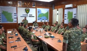Pangdam XXIV/Mandala Trikora pimpin Taklimat Akhir Audit Itjen TNI Periode I TA 2026, Tegaskan Komitmen Tindak Lanjut Rekomendasi
