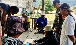 Babinsa Skanto Perkuat Kemanunggalan TNI–Rakyat melalui Pendampingan Petani Padi