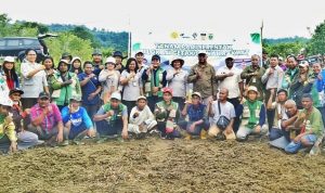 Gerakan Nasional Cetak Sawah, TNI dan Pemda Keerom Tanam Padi